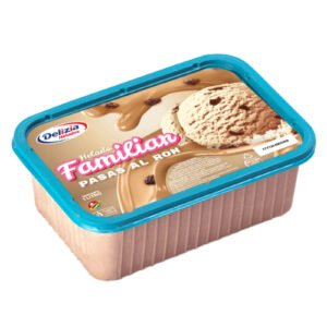 delizia helado familiar pasas al ron x 1 litro
