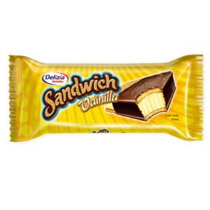 delizia helado sandwich vainilla